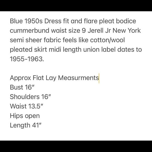 Vintage 1950s Dress MCM Swing Fit & Flare Mad Men - Picture 16 of 16